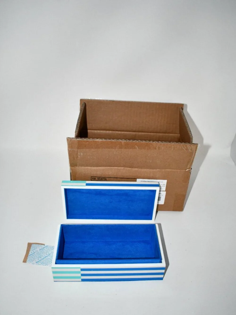 Jonathan Adler Copenhagen SMALL Lacquer Box# 34770 NIB